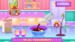 Fruit Chocolate Cake Cooking Screenshot 3