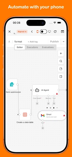 n8n Mobile Automation Screenshot 3