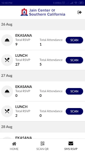 JCSC Check In Screenshot 3
