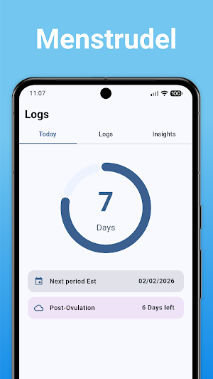 Menstrudel Period Tracker Screenshot 0