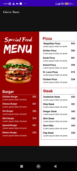 Kelvin Resto Screenshot 2