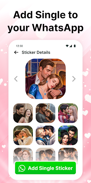 Romantic Stickers – WAStickers Screenshot 2