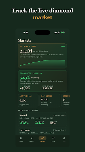 Carat Hunter: Diamond Prices Screenshot 3