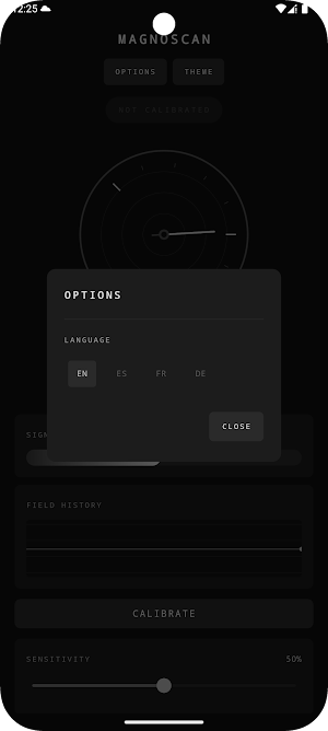 Metal Detector PRO - MagnoSCAN Screenshot 1