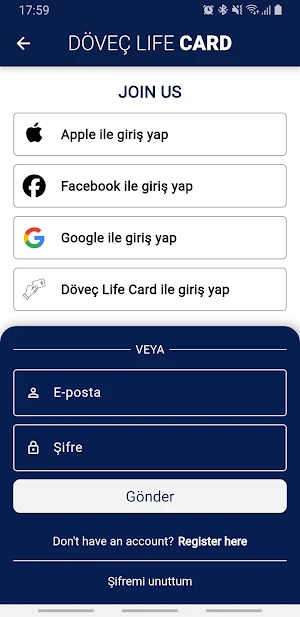 Döveç Life Card Screenshot 1