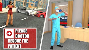 American Police Ambulance Game Screenshot 0