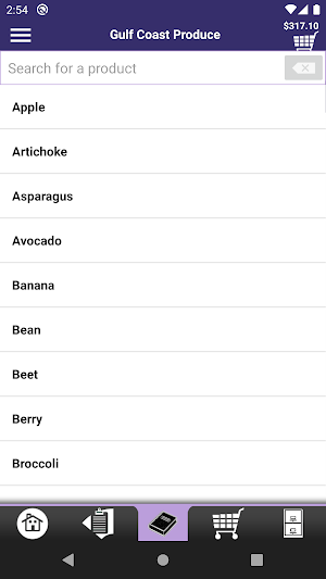 Gulf Coast Produce Checkout Screenshot 2