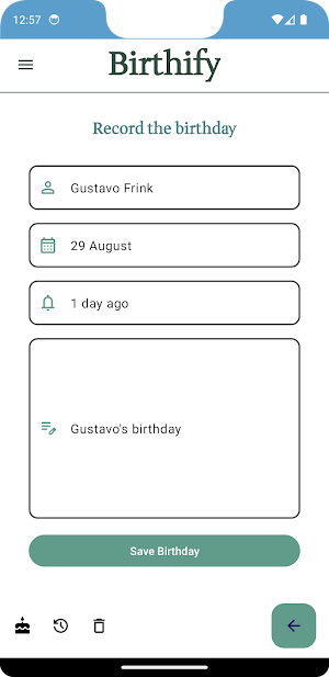 Birthify Screenshot 3