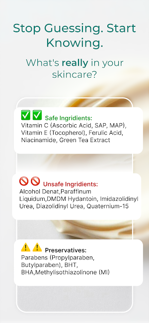 AI Skincare & Cosmetic Scanner Screenshot 1
