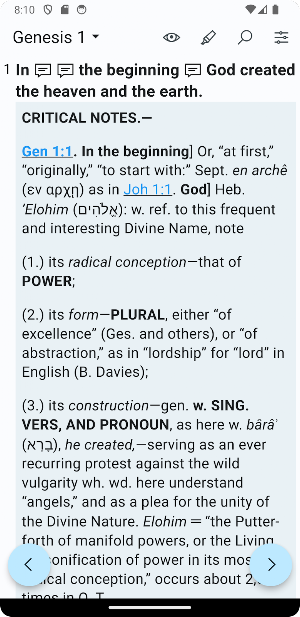Preachers Bible Commentary Screenshot 0