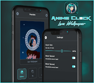 Anime Clock Live Wallpaper Screenshot 2