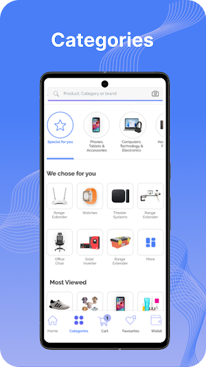 Tabsera Shopping Screenshot 1
