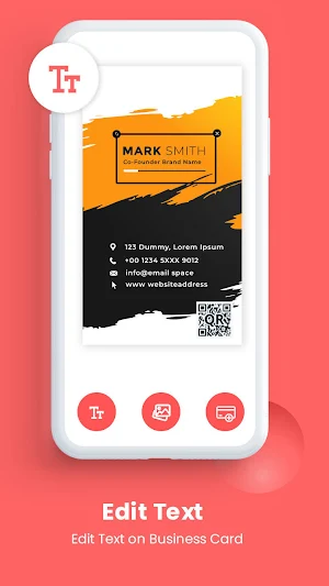 Universal Business card maker Screenshot 2