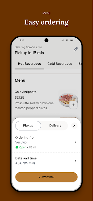 Vesuvio Restaurant & Pizzeria Screenshot 2
