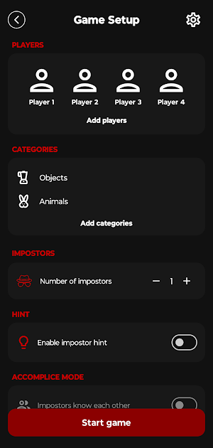 Impostor: Silence – Word Game Screenshot 1