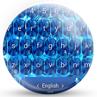 Keyboard Theme Shading Blue