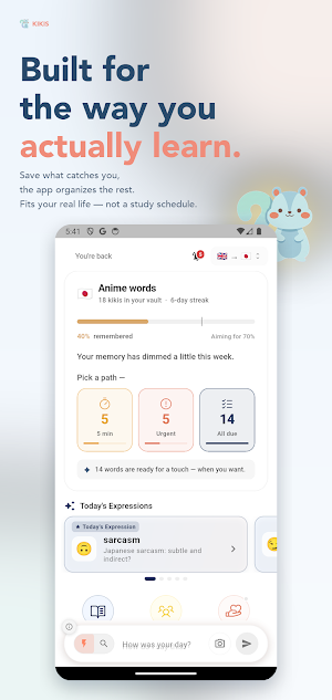 Kikis: AI Language, made yours Screenshot 1