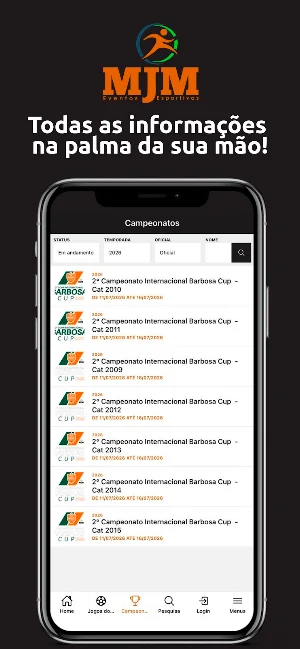 MJM Eventos Esportivos Screenshot 0