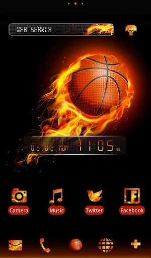 Fireball +HOME Theme Screenshot 0