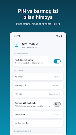 Inspektor — maktab davomati Screenshot 2