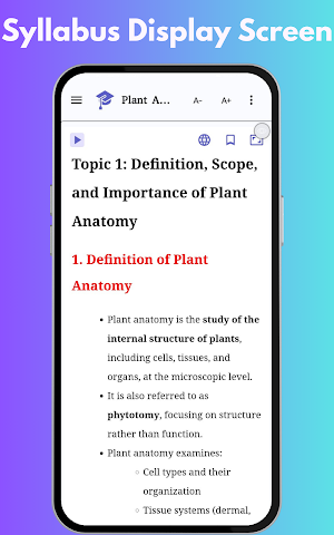 Plant Anatomy Notes Screenshot 3