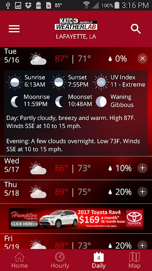 KATC WX Screenshot 3
