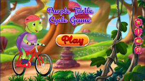 Purple Turtle Cycle Game Screenshot 0