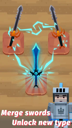 Merge Sword - Idle Blacksmith Master Screenshot 0