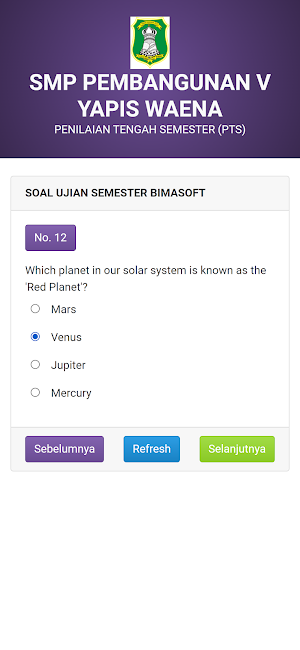 Exam SMP Pemb V Yapis Waena Screenshot 2
