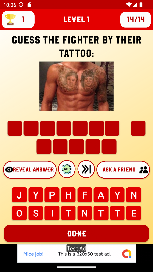 The Ultimate MMA Trivia Game Screenshot 0