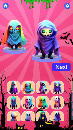 Halloween Merge Ghosts Screenshot 2