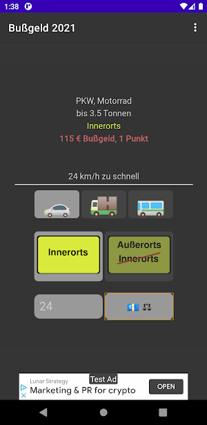 Bußgeld Screenshot 3