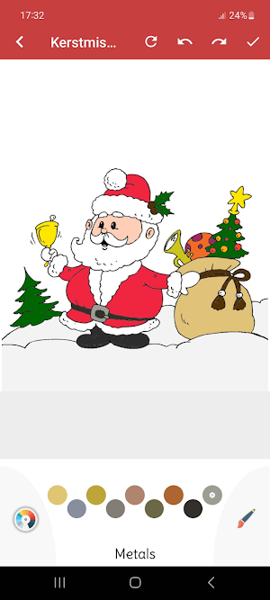 Kerstmis kleur spelletje Screenshot 1