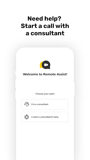 Remote Assist App Screenshot 0
