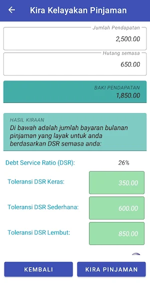 Kira Kelayakan Pinjaman Anda Screenshot 2
