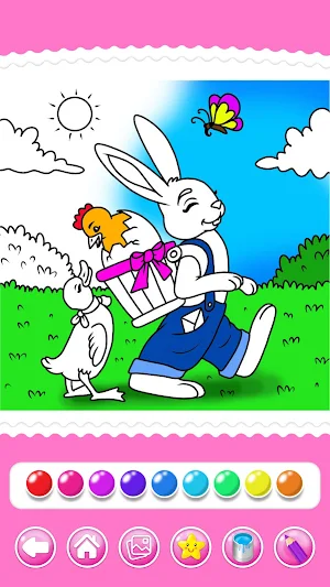 Easter Eggs Coloring pages Screenshot 1