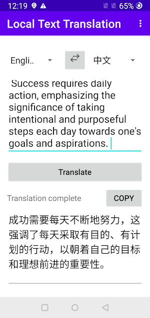 AI Offline Language Translator Screenshot 0