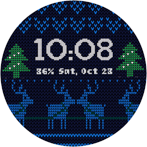Watch Face Christmas Knit Screenshot 2