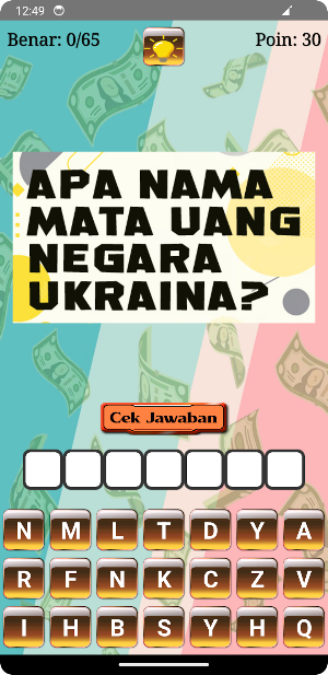 Tebak Mata Uang Negara Screenshot 1