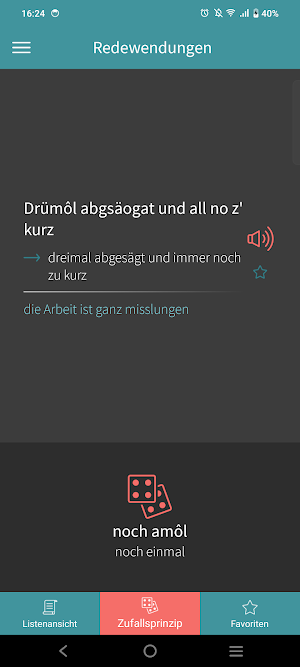 d'Sprôôch - Lustenauer Mundart Screenshot 1