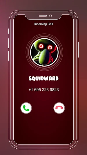sinister squidward Fake Call Screenshot 3
