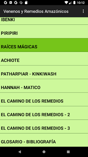 Venenos y Remedios Amazónicos Screenshot 2