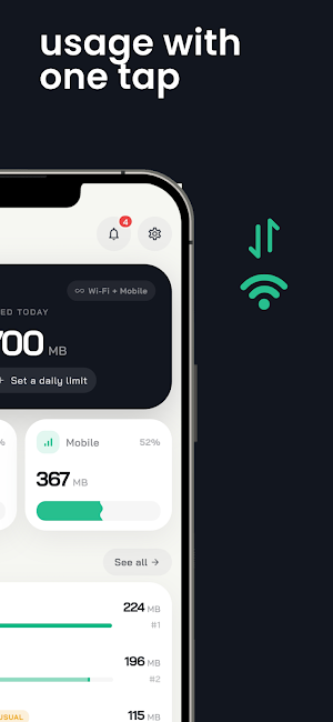 Internet Data Usage Tracker Screenshot 1