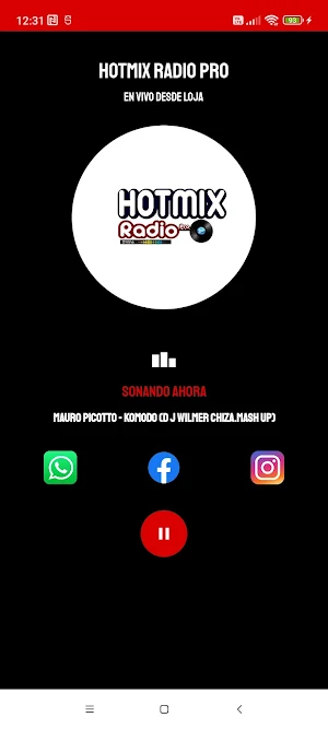 Hotmix Radio Pro Screenshot 1