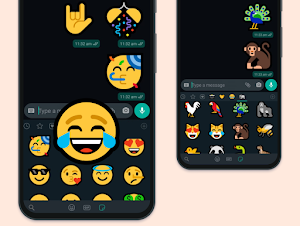 Flat Emojis Stickers - WA Screenshot 1