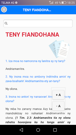 Katekisma na Fotom-pianarana Screenshot 0