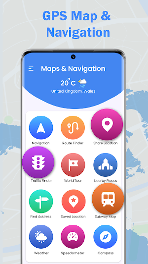 GPS Navigation Maps Directions Screenshot 0