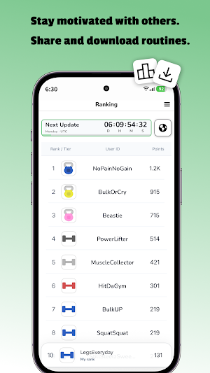 PALAP - Workout Routine App Screenshot 2