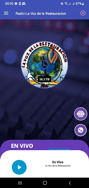 La Voz de la Restauracion Fm Screenshot 1