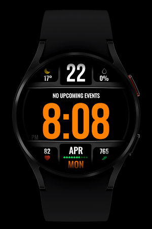 WR 018 Digital Watch Face Screenshot 1